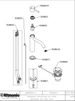RECAMBIOS MONOMANDO LAVABO DIAMETRO35S RITMONIO